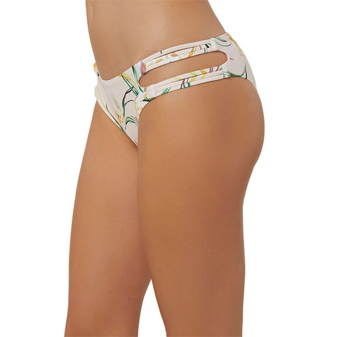O'Neill Claris Floral Strappy Bikini Bottom