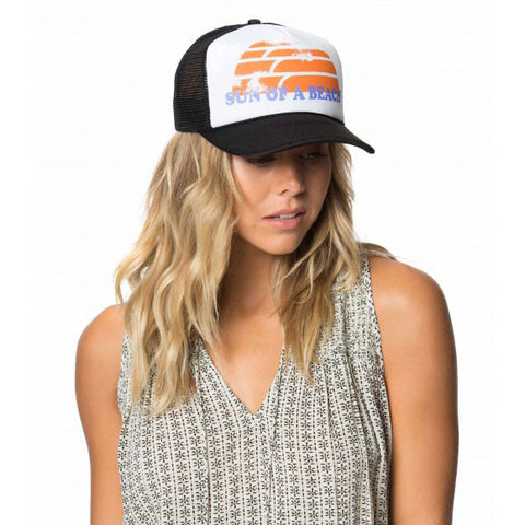 O'Neill Coco Beach Hat - Black / White