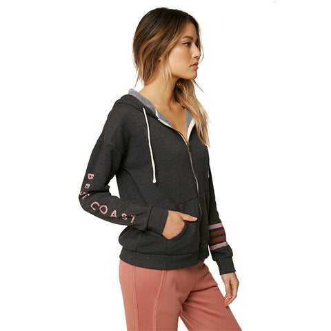 O'Neill Denmark Hooded Zip Up - Charcoal Heather