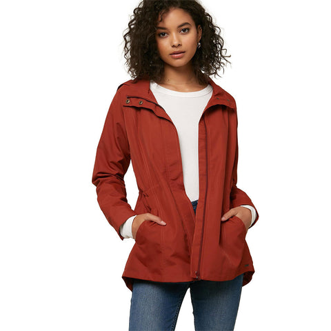 O'Neill Gayle Windbreaker Jacket - Rust
