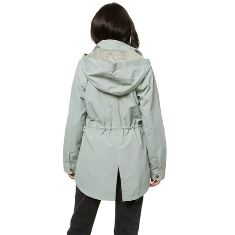 O'Neill Gayle Windbreaker Jacket - Washed Green - Back 2