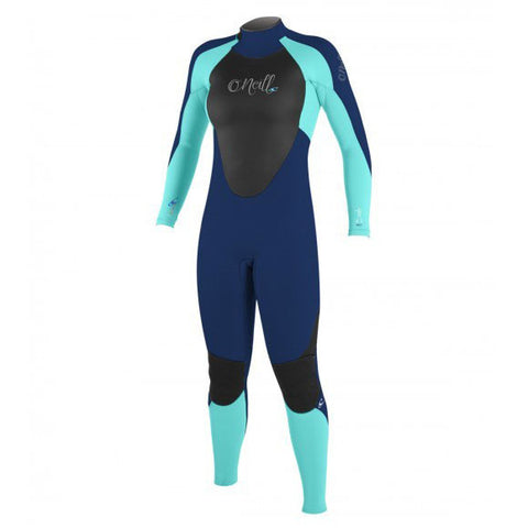 O'Neill Youth Girls Epic 4/3 Wetsuit - Navy / Seaglass