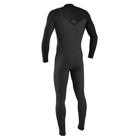 O'Neill Hyperfreak 3/2+ Chest Zip Wetsuit - Raven / Black