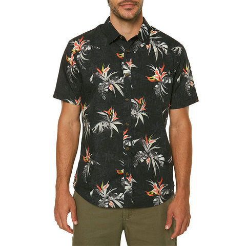 O'Neill Islander Short Sleeve Button Up - Black