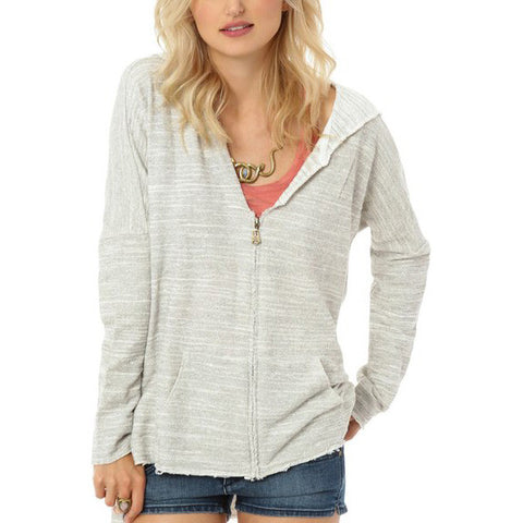 O'Neill Juliana Zip Hoodie - Heather Grey