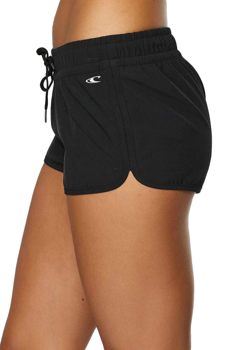 O'Neill Laney 2" Stretch Boardshort - Black - Closeup Side