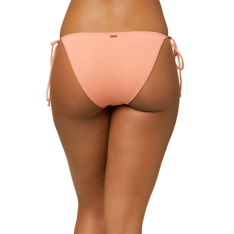 O'Neill Maracas Saltwater Solids Side Tie Bikini Bottom - Canyon Clay
