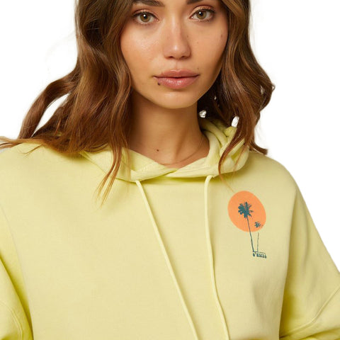 O'Neill Nikki Hooded Pullover - Citrus Shock - Closeup