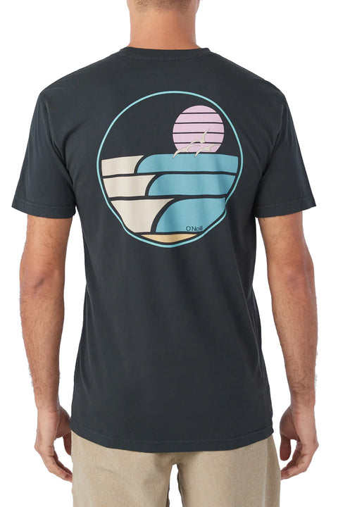 O'Neill OG Cleanlines Tee - Dark Charcoal - Back