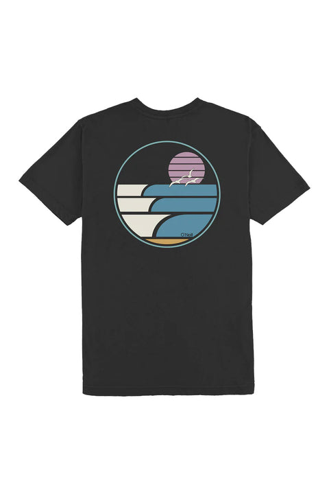 O'Neill OG Cleanlines Tee - Dark Charcoal - Back No Model