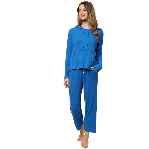O'Neill Phoenix Ribbed Pants - Blue Quartz - Front Full