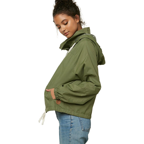 O'Neill Portland Windbreaker Jacket - Olive