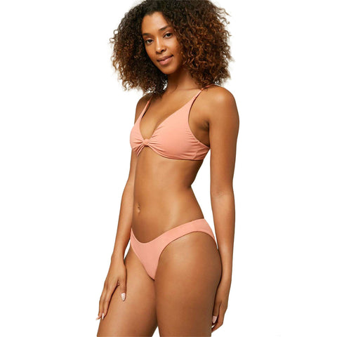 O'Neill Rockley Saltwater Solids Classic Bikini Bottom - Canyon Clay