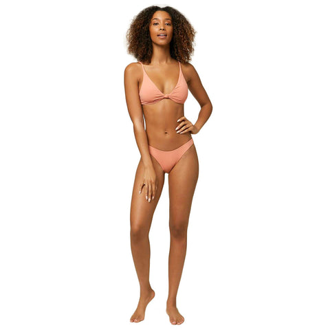 O'Neill Rockley Saltwater Solids Classic Bikini Bottom - Canyon Clay