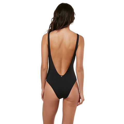 O'Neill Salt Water Solids Macrame One Piece - Black