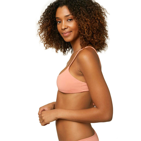 O'Neill Saltwater Solids Bralette Bikini Top - Canyon Clay