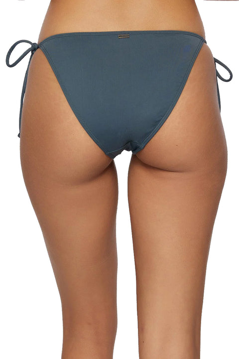 O'Neill Saltwater Solids Maracas Bikini Bottoms - Slate - Back Closeup