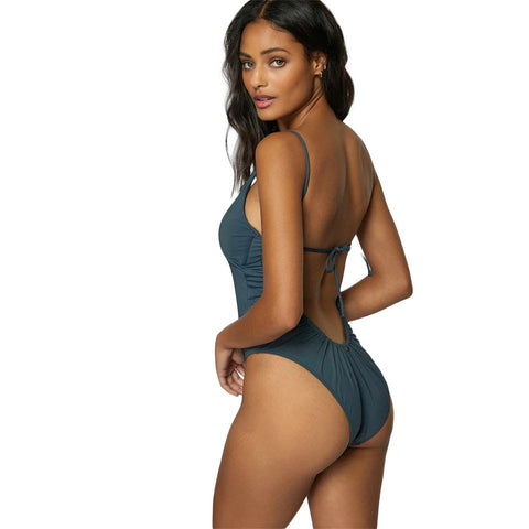 O'Neill Saltwater Solids Porto One Piece Swimsuit - Slate