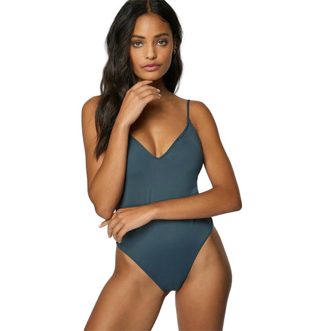 O'Neill Saltwater Solids Porto One Piece Swimsuit - Slate