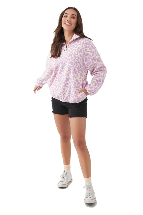 O'Neill Sierra Superfleece Fleece Top - Plum