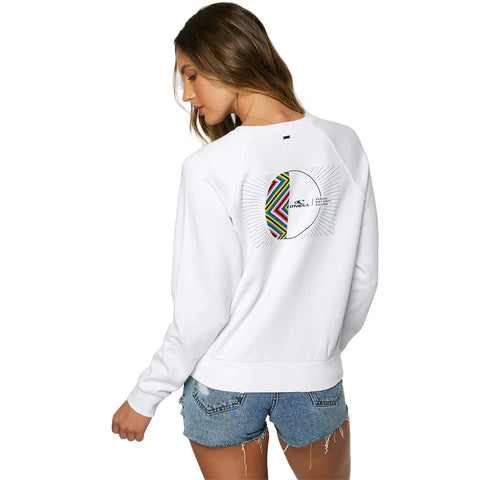 O'Neill SNSC Seaspray Pullover Fleece - White