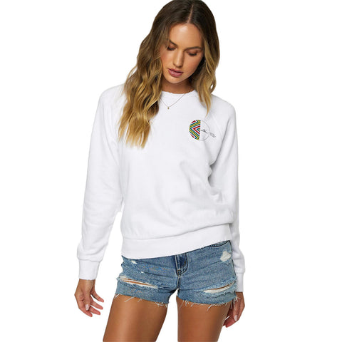 O'Neill SNSC Seaspray Pullover Fleece - White