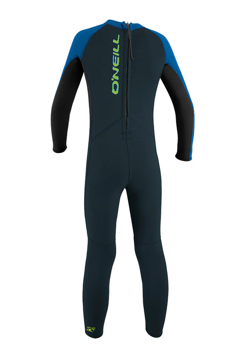 O'Neill Toddler Reactor 2mm Back Zip Fullsuit - Slate / Black / Ocean