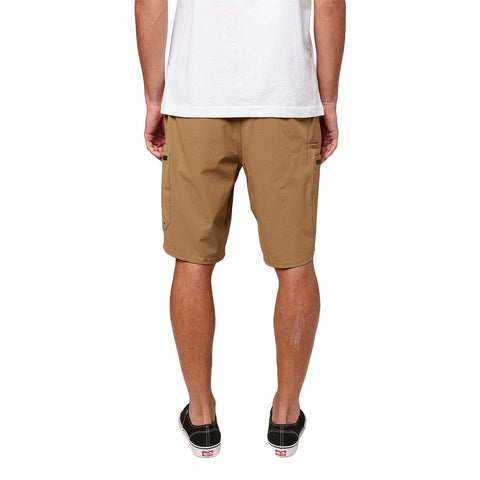 O'Neill Trvlr 20" Cargo Hybrid Shorts - Dark Khaki