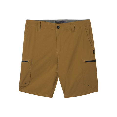O'Neill Trvlr 20" Cargo Hybrid Shorts - Dark Khaki