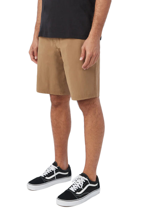O'Neill Trvlr Expedition 20" Hybrid Shorts - Dark Khaki - Side