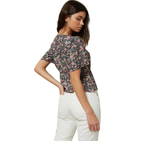 O'Neill Wes Floral Top - Abyss
