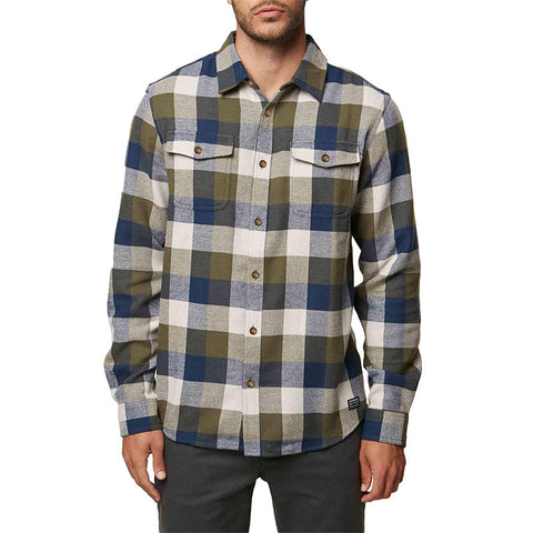 O'Neill Wilshire Flannel - Midnight Green
