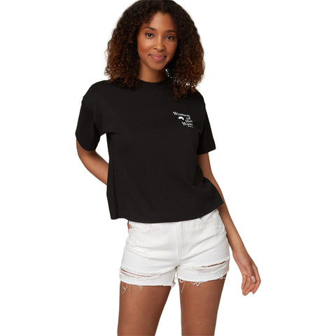 O'Neill Women Of The Wave Sets Tee - Black