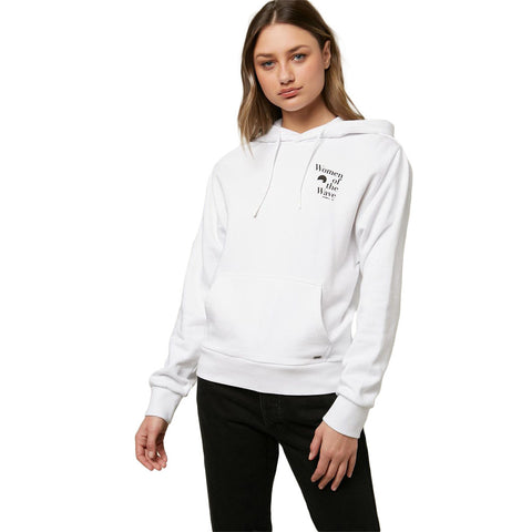 O'Neill Women Of The Wave Offshore Tides Pullover Fleece - White