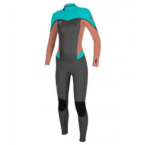 O'Neill Women's Flair Zen Zip 4/3 FSW Wetsuit