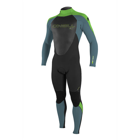 O'Neill Youth Epic 4/3 Wetsuit - Black / Dusty Blue / Day Glo
