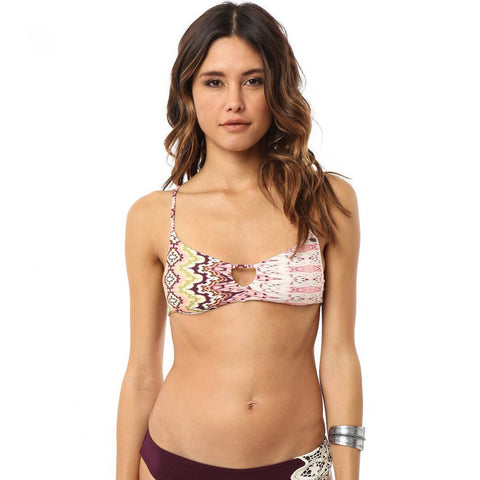 O'Neill Bahia Halter Bikini Top - Grapefruit