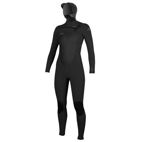 O'Neill Women's Superfreak 5/4 Hooded Wetsuit