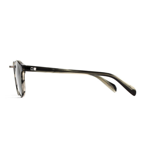 Otis A Day Late Sunglasses - Ebonywood / Grey Polarized