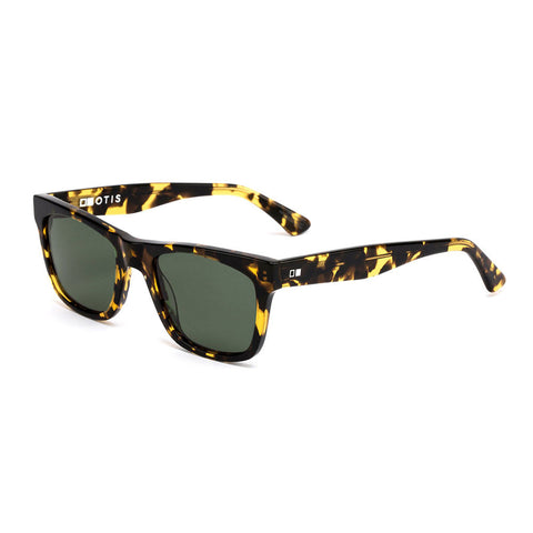 Otis Hawton Sunglasses - Dark Tort / Green Polarized