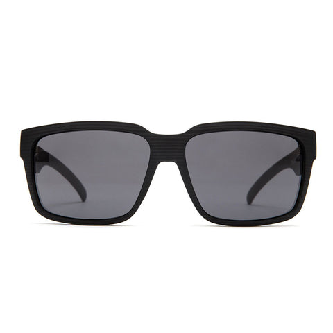 Otis The Double Sunglasses - Black Woodland Matte / Grey Polarized