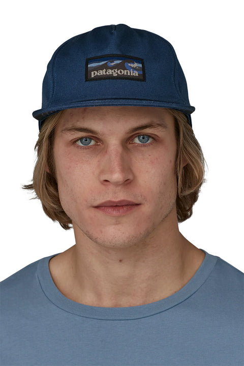 Patagonia Boardshort Label Funfarer Cap - Tidepool Blue - Front