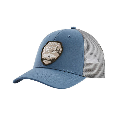Patagonia Defend Public Lands LoPro Trucker Hat - Wooly Blue