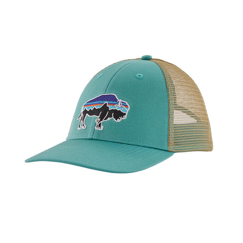 Patagonia Fitz Roy Bison LoPro Trucker Hat - Light Beryl Green