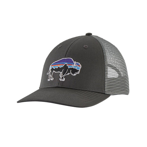 Patagonia Fitz Roy Bison LoPro Trucker Hat - Forge Grey