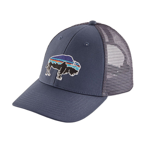 Patagonia Fitz Roy Bison LoPro Trucker Hat - Dolomite Blue