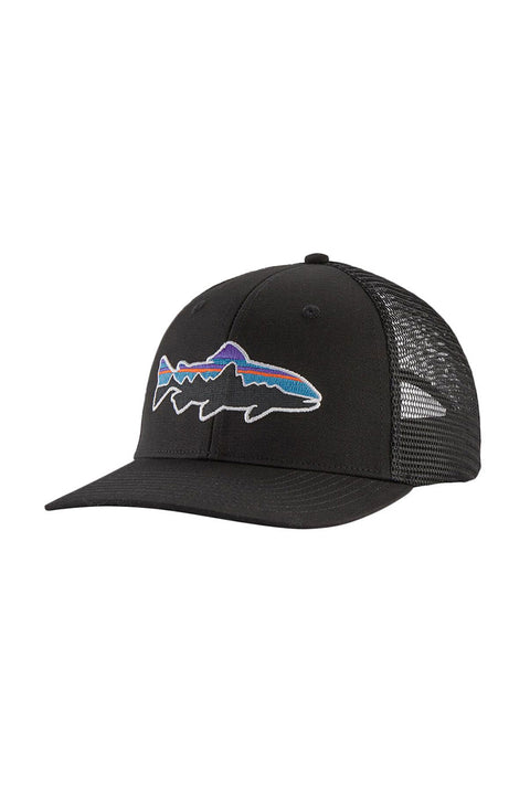 Patagonia Fitz Roy Trout Trucker Hat - Black