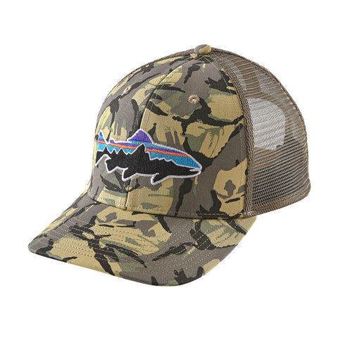 Patagonia Fitz Roy Trout Trucker Hat - Big Camo / Classic Tan