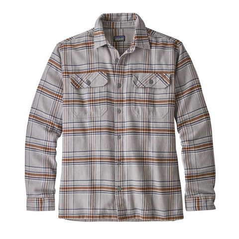 Patagonia Men's L/S Fjord Flannel - Feather Grey