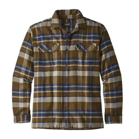Patagonia Men's L/S Fjord Flannel - Sediment
